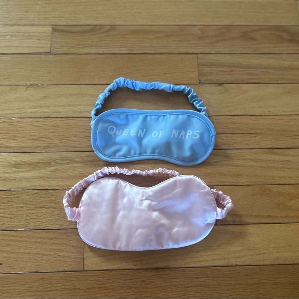 Blue and Pink Sleep Masks